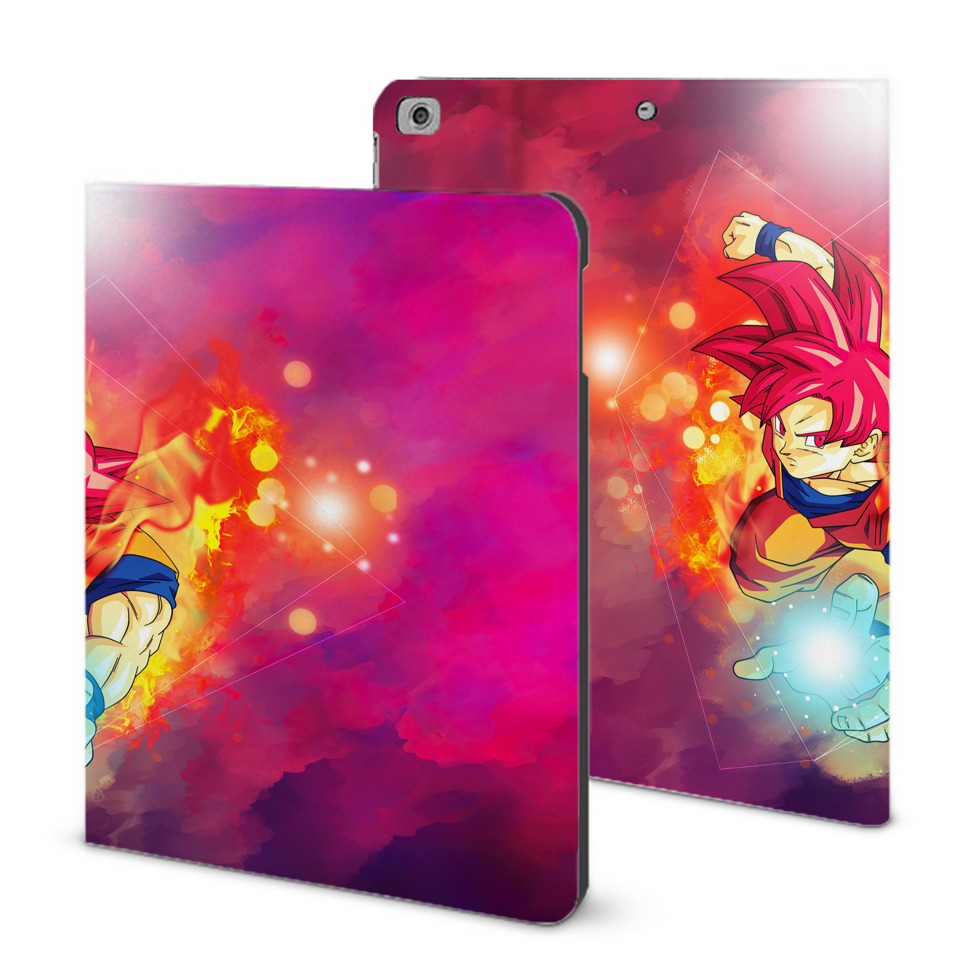 （画像用） ドラゴンボール DRAGON BALL IPad ケース ブック型 PUレザー TPU 耐衝撃 軽量 薄型 ペン収納なし 全面保護 IPad 各モデル対応